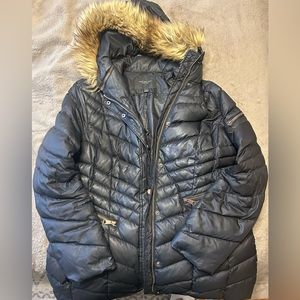 Marc New York Down Puffer Winter Jacket Black Womens LARGE